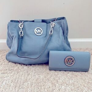 Michael Kors handbag and wallet set